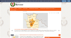 Desktop Screenshot of comune.revere.mn.it